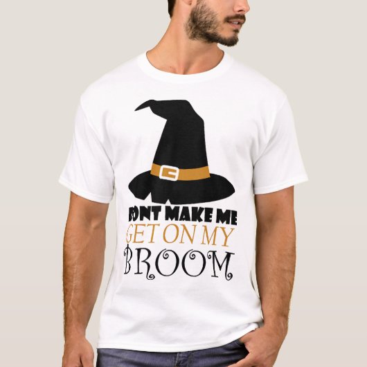 Heks op Halloween T-shirt (Voorkant)