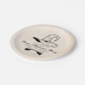  heks papieren bordje (Gekanteld)