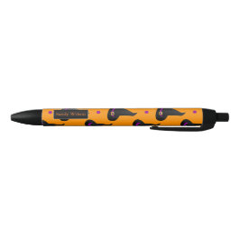 heks pet halloween patroon zwarte inkt pen