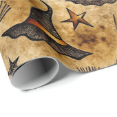  heks Petten & bezemstelen Halloween Pattern Cadeaupapier (Rol Hoek)