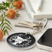 Heks Pixie Hekserij Magie Halloween Sleutelhanger (Voorkant Rechts)