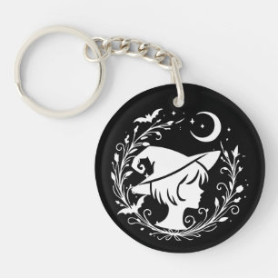 Heks Pixie Hekserij Magie Halloween Sleutelhanger