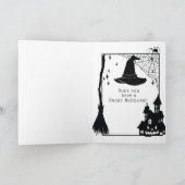 Heks Prettig Halloween Kaart (Binnen)