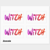 heks rechthoekige sticker (Vel)