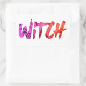 heks rechthoekige sticker (Tas)