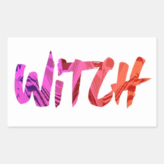 heks rechthoekige sticker (Voorkant)