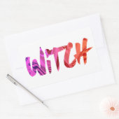 heks rechthoekige sticker (Envelop)