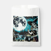  heks roeren een ketel Halloween Party Bedankzakje (Voorkant)