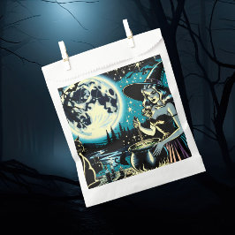 heks roeren een ketel Halloween Party Bedankzakje