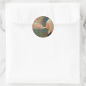 heks ronde sticker (Tas)