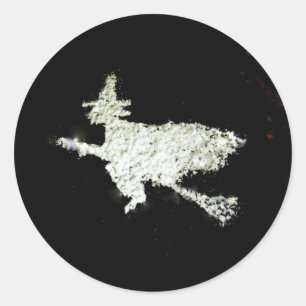 heks ronde sticker