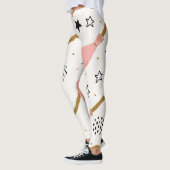 Heks School Magic Doodle Patroon Leggings (Links)