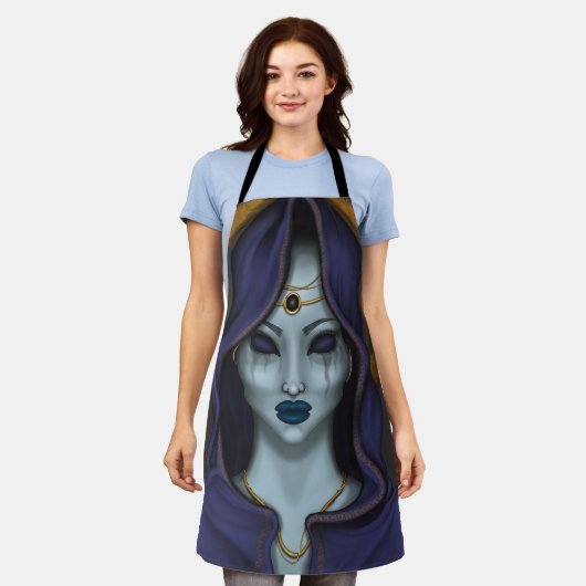 heks schort (Gedragen)