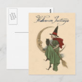Heks Sikkelmaan Uil Briefkaart (Voorkant / Achterkant)