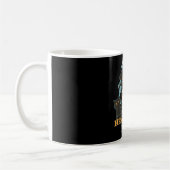 Heks & spin cute heks kat retro gotisch koffiemok (Links)