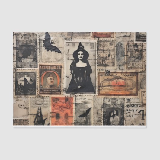  heks stempels Halloween Decoupage Tissuepapier (Voorkant)
