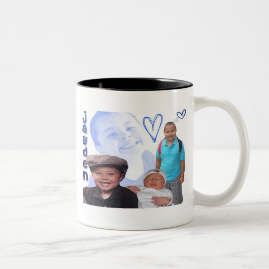 heks tweekleurige koffiemok (Rechts)