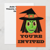 Heks uit de oude doos kaart (Voorkant / Achterkant)