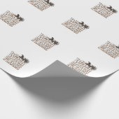Heks uit het verleden alsjeblieft Halloween Vector Cadeaupapier (Hoek)