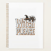 Heks uit het verleden alsjeblieft Halloween Vector Planner (Voorkant)
