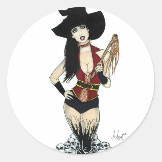 Heks van de Dood Ronde Sticker