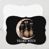 Heks van het dorp Gothische Occulte Wicca Pagan Na Kaart (Voorkant / Achterkant)