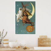 heks van nacht poster (Keuken)