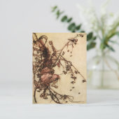 Heks Verstrikt in Doornen door Arthur Rackham Briefkaart (Staand voorkant)