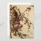Heks verstrikt in doornen door Arthur Rackham Kaart (Voorkant / Achterkant)