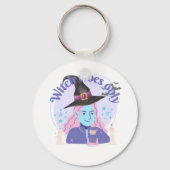 Heks Vibes Only Esthetische Sleutelhanger (Voorkant)