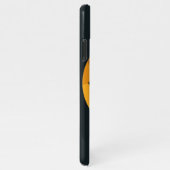  heks vliegende bezem tegen volle maan iPhone hoesje (Rechterkant)