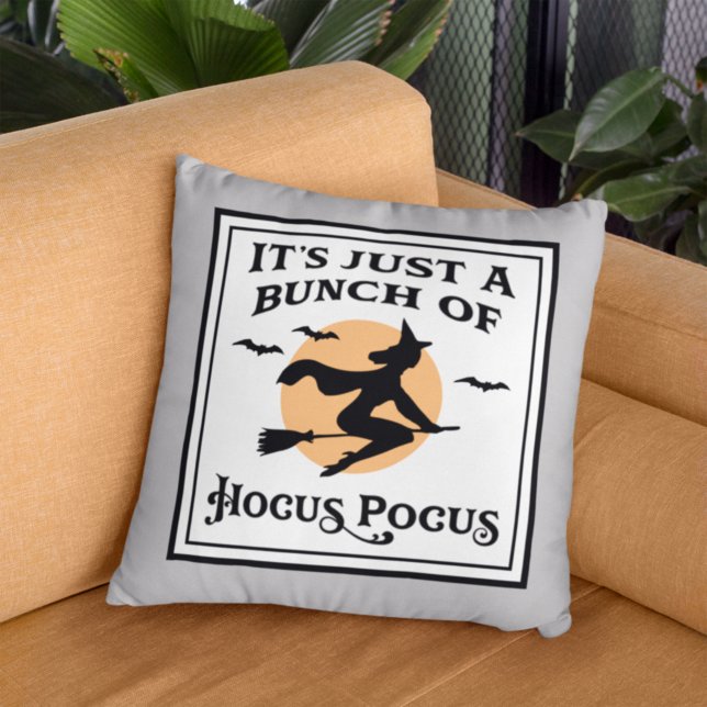 Heks vliegt onder volle maan - Hocus Pocus Kussen (Creator heeft geüpload)