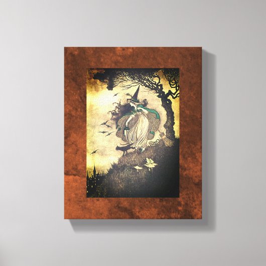 Heks Wall Art Canvas Afdruk (Voorkant)