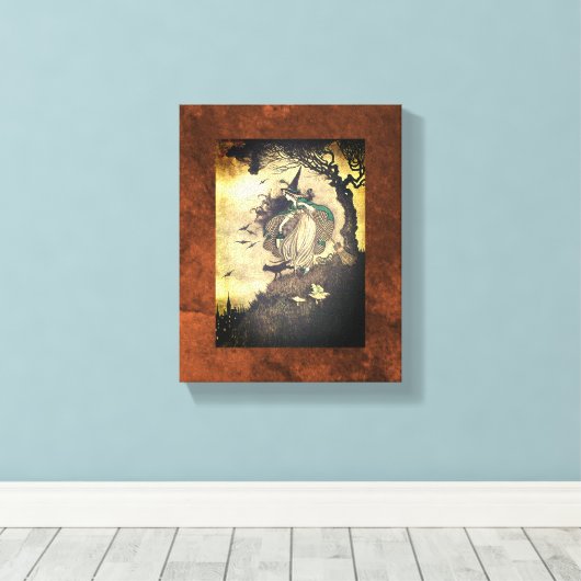 Heks Wall Art Canvas Afdruk (Insitu (Houten vloer))