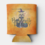 Heks waterverf Halloween verdorven meisjes avond u Blikjeskoeler (Achterkant)