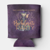 Heks waterverf Halloween vrijgezellenfeest Blikjeskoeler (Achterkant)