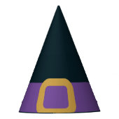 Heks Wicked Pet Zwart Halloween Feest Feesthoedjes (Voorkant)