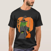 Heks Wickedly Hilarisch Halloween Liefde T-shirt (Voorkant)