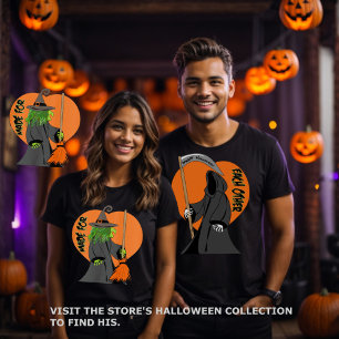 Heks Wickedly Hilarisch Halloween Liefde T-shirt