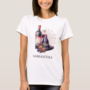 Heks Wijn Gotische Bachelorette Party T-shirt