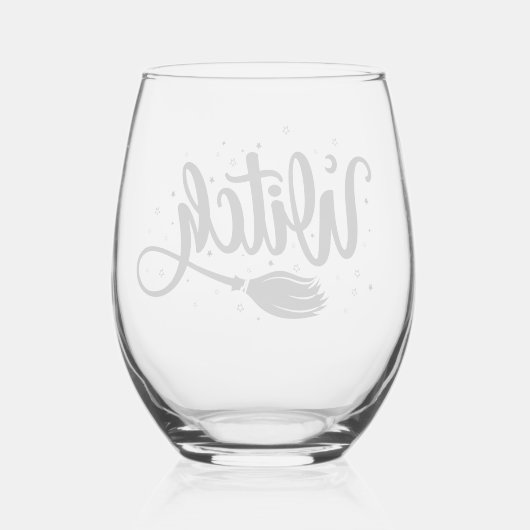 heks wijnglas zonder voet (Achterkant)