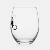 heks wijnglas zonder voet (Links)