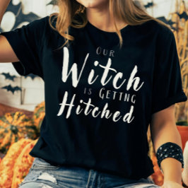 Heks Wordt Getrouwd Halloween Bruidsfeestje T-shirt