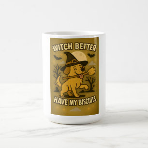 Heks, zorg dat mijn biscuits klaar staan, Funny Do Magische Mok