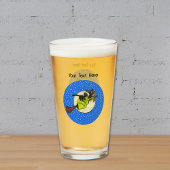 Heks Zwarte Kat Vliegen voorbij Maan bezem Sterren Glas