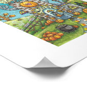 HEKS & ZWARTE KATTEN ASSEMBLAGELIJN TAART FACTORY POSTER (Hoek)