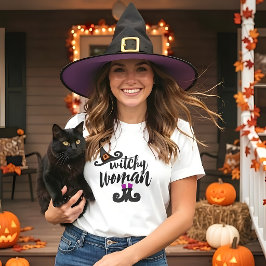 Heksachtige Vrouw Halloween T-shirt