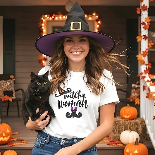 Heksachtige Vrouw Halloween T-shirt