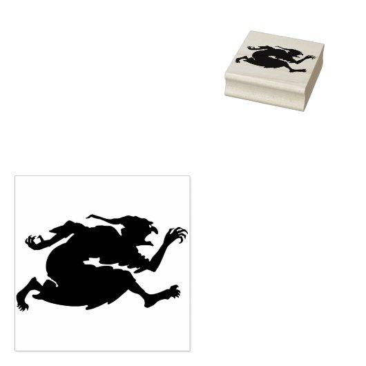 hekse kunststempel rubberstempel (Gestempeld)