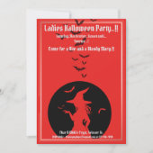 Heksen alleen Halloween feest Kaart (Voorkant)